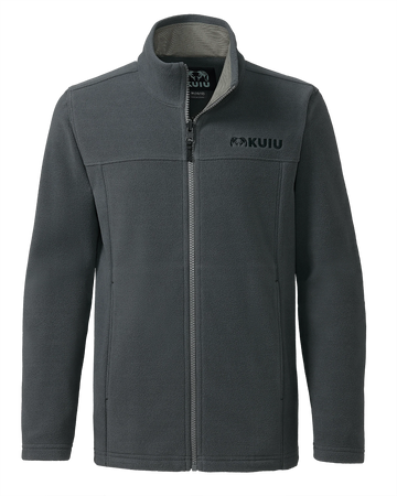 Youth Versa Fleece Full Zip | Gunmetal