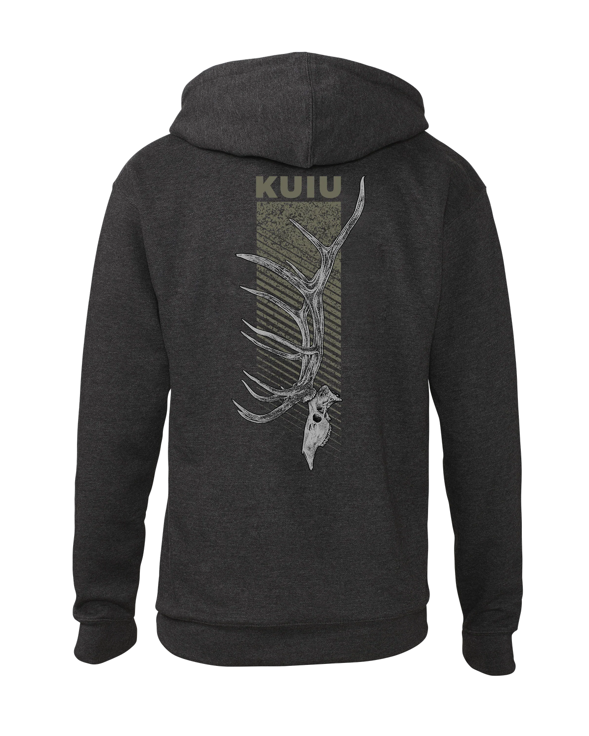 KUIU Elk Skull Hoodie | Charcoal